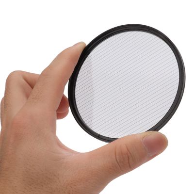 82MM Aluminum Frame Streak Special Effects Filter Digital Camera Filter Lens Cinematic Effect Lens Filter Anti Glare Filter That Turns Spot Light Into Brushed Lines (Blue Stripe)