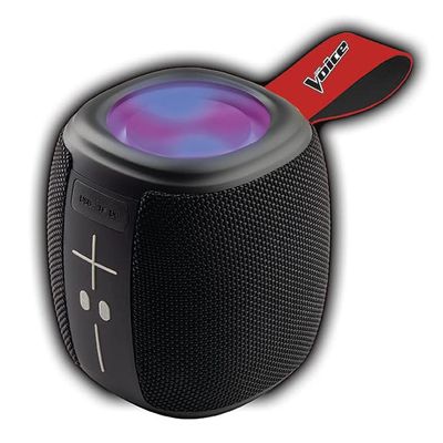 The Voice Legend Wireless Bluetooth Speaker with LED Light Show, Portable Lightweight Party Speaker, Connect and Stream Music 30 Ft, FM Radio, Hands-Free Calls, Works with iPhone or Android