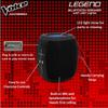 The Voice Legend Wireless Bluetooth Speaker with LED Light Show, Portable Lightweight Party Speaker, Connect and Stream Music 30 Ft, FM Radio, Hands-Free Calls, Works with iPhone or Android view 2