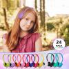 OSSZIT Kids Headphone Bulk 24 Pack Multi Color for Classroom School,Wholesale Earphones Class Set for Students Teens Children and Adult (12 Colors) view 2