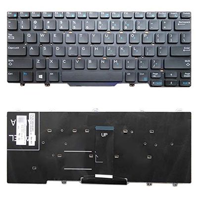 Yuchao Replacement Keyboards US Version Keyboard for Dell Latitude 3340 E3340 7350 E5450 E7450 5450 7450 Computer Accessories