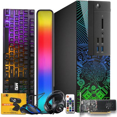 Lumos 8 Gaming Desktop PC, Intel Core i7 6th Gen, GT 1030 2GB DDR5, 16GB RAM, 512GB SSD, RGB Kit, Windows 11 (Renewed)