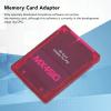 MX4SIO SIO2SD TF Card Reader Adapter for Memory Card, TF Adapter, Memory Card Adapter, Hand Made Stable Replacement Memory Card Reader for (Transparent Red) view 4
