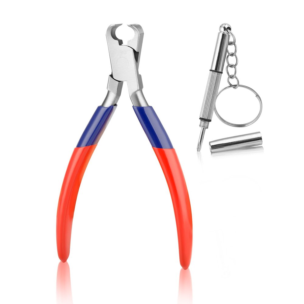 GOLD DEER Eyeglass Cutting Pliers Eyeglasses Repair Pliers Screw Cutting Plier Rimless Disassembly Eyeglass Repair Cutter Plier Eyewear Adjusting Hand Tool