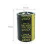 2pcs jccon 2200uf 200v Black Gold Audio Amplifier Power Supply Filter Horn Capacitor 35 * 50mm view 3