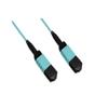 Nippon Labs MPO 50/125 OM4 Multimode 12 Fibers Trunk Optic Cable Type B (1m) view 2