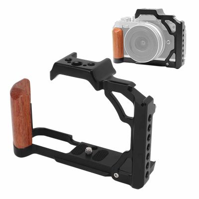 Camera Cage for ZFC, Camera Expansion Cage Aluminum Alloy Video Cage with 1/4 Inch 3/8 Inch Screw Hole Cold Shoe Mount, Camera Protective Rig