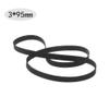 45-120Mm Turntable Rubber Belt,3Mm Wide Flat Drive Belt, For Record Player Walkman Dvd Cd-Rom Repeater view 2