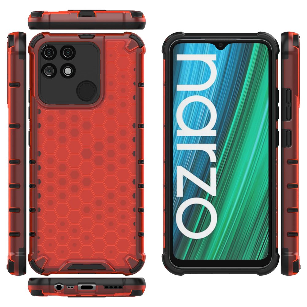 Case for Realme Narzo 50A Cover,Case for for Realme Narzo 50A Case Cover Red