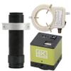 4K UHD 1080P HDMI Industrial Microscope Camera & 120X C-Mount Lens Whit 56-LED Adjustable Ring Light view 1