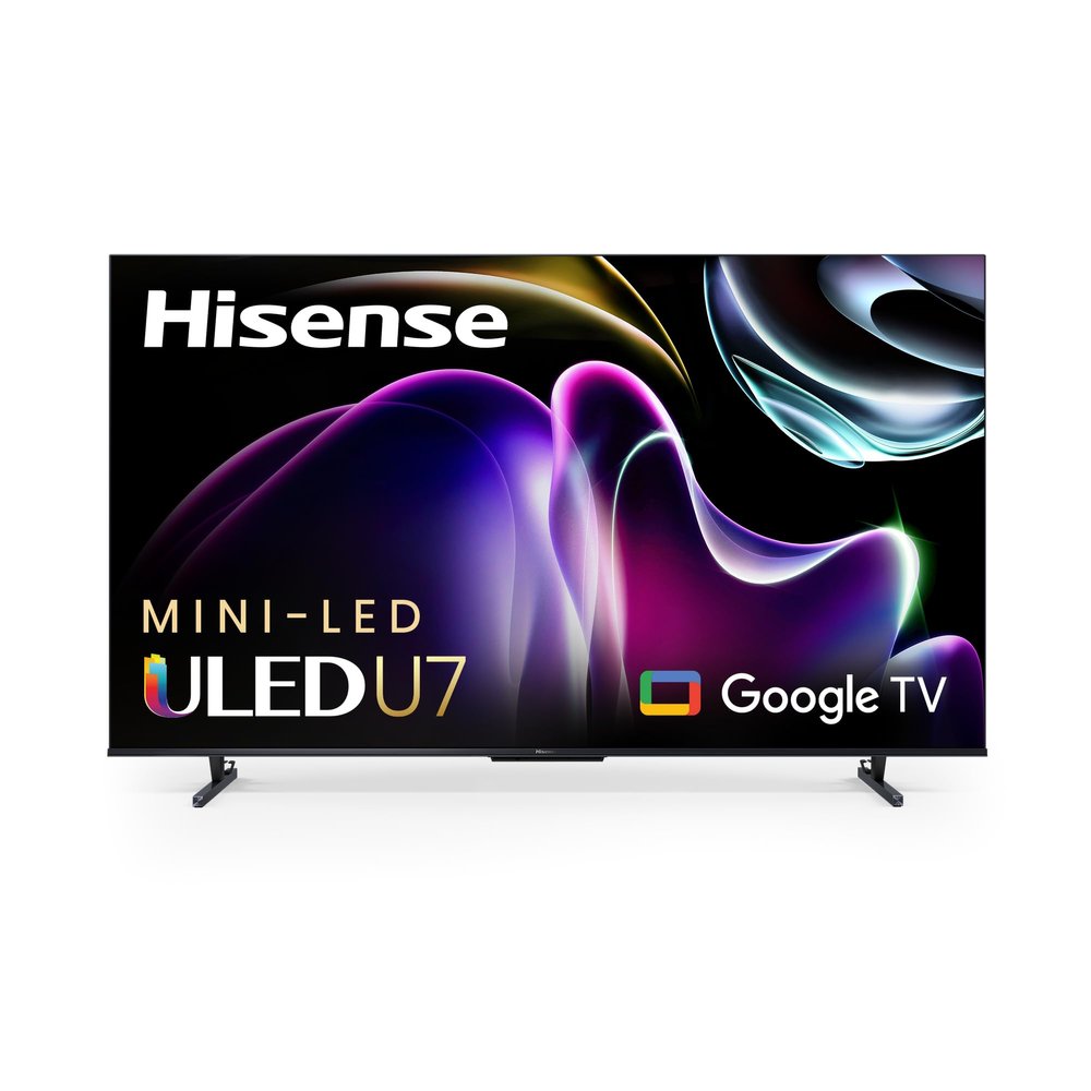 Hisense 75-Inch Class U7 Series Mini-LED ULED 4K UHD Google Smart TV (75U7K) - QLED, Native 144Hz, 1000-Nit, Dolby Vision IQ, Full Array Local Dimming, Game Mode Pro, Alexa Compatibility