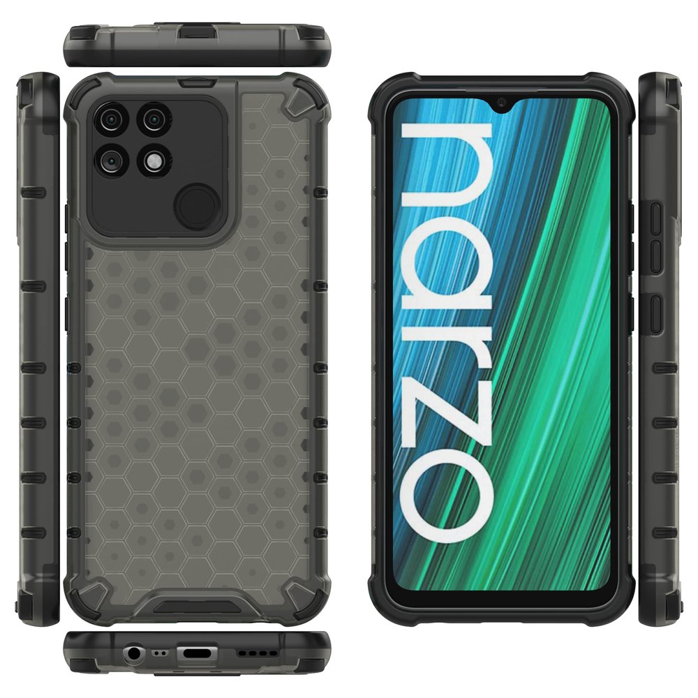 Case for Realme Narzo 50A Cover,Case for for Realme Narzo 50A Case Cover Black