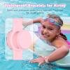 Waterproof Air tag Bracelets for Kids (2 Pack) - Soft Silicone Hidden Air tag Wristband - Lightweight GPS Tracker Holder Compatible with Apple Airtag Band for Child (Penguin/Donut) view 2