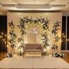 10ft x 8ft Wrinkle Free Champagne Backdrop Curtain for Wedding Parties, Thick Polyester Photo Backdrop Drapes for Baby Shower Engagement Birthday Party Backdrop Stand,5ft x 8ft 2 Panels view 3