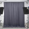 10 ft x 10 ft Wrinkle Free Charcoal Backdrop Curtain for Parties, Dark Grey Polyester Photo Backdrop Drapes for Baby Shower Wedding Engagement Birthday Party Backdrop Stand,5ft x 10ft 2 Panels view 1