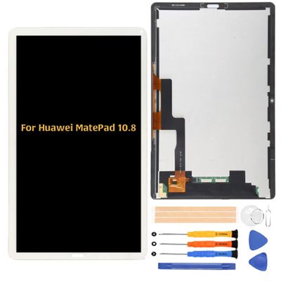 A-MIND for Huawei MatePad 10.8 Screen Replacement SCMR-W09 SCMR-AL00 LCD Display Touch Digitizer Full Assembly with Repair Tool Kits(White)