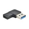 YSJJZRL 1 Pc 90 Degree Angle Micro 5 pin Male to Type C Female Converter Adapter (USB F to Type C M-Right) view 1