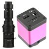 720P HDMI HD Industrial Video Microscope Camera TF Card Storage Picture & 500X C-Mount Lens for Computer Phone Motherboard Repair view 1