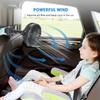 Unifizz Car Fan Portable USB Fan with 3 Speeds Car Cooling Fan Silent Powerful Fan Rotatable for RV, Vehicles For Camping, Kitchen, Stroller view 3