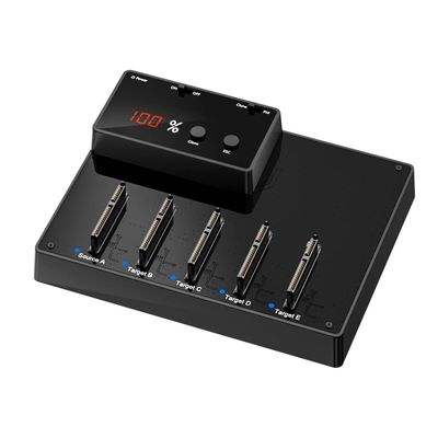 5-Bay SATA Hard Drive Docking Station, USB 3.0 (5Gbps), Supports up to 30TB (56TB) 2.5 SATA SSD/HDD, with 1:4 Offline Clone/Duplicator Function