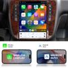 aoonav 12.1 Inch Android Snapdragon 665 Car Radio Upgrade for GMC Yukon/Chevrolet Tahoe Silverado 2007-2012 Multimedia Player GPS Wireless Carplay 4G WiFi Touch Screen Stereo Replacement view 3