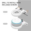 Cuifati Speaker Wall Mounts for 3rd Generation &, Small Wall Shelf with Cord Management, Compact Bracket Stand Saves Home & Kitchen Counter Space () view 4