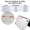 ACASIS USB C 3.0 SSD Enclosure for Narrow Apple Flash SSDs MacBook Air from 2010 to 2011 with thunderbolt 4 cable 6.6ft/2m view 2