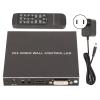 Video Wall Controller, HD Display Seamless Splicing Processor with RS232, Input, 4 Way Audio Output 180 Rotate TV Wall Display 2x2 1x2 1x3 1x4 2x1 3x1 4x1 (US Plug) view 2