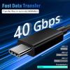 ACASIS 40Gbps M.2 NVMe SSD Enclosure, Upgraded Sturdy 8TB USB-C Aluminum External Hard Drive Enclosure with thunderbolt 4 cable 6.6ft/2m view 4