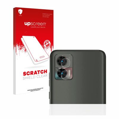 upscreen Scratch Shield Screen Protector compatible with Motorola Edge 30 Neo (ONLY Camera) - HD-Clear, Anti-Fingerprint