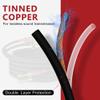 HiFind Speaker Cable Wire 40 Ft with Gold-Plated Banana Tip Plugs-UL CL3 Rated-Indoor&Outdoor&in Wall-Flexible-16 AWG Gauge Tinned Copper for Bi-Wire Bi-Amp HiFi Surround Sound-Black view 3