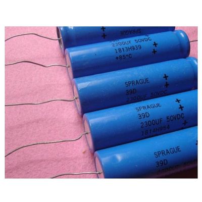 1pcs 50V 2300UF Generation 2200UF 39D Series Tube Amplifier Copper Foot HI-FI Capacitor Capacitor