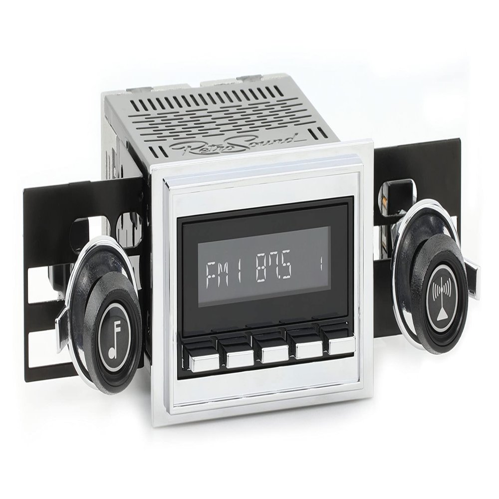 RetroRadio Compatible with 1968-71 Chevrolet Corvette Features Include Bluetooth, HD, SiriusXM Ready, AM/FM LBC-M4-118-37-73C1