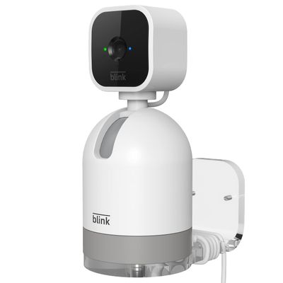 Aokicase For Blink Doorbell Indoor/Outdoor Holder, Blink Home Security Camera System Metal Wall Mount, Rotates 360 Degrees, Two Installation Modes, Camera on Walls or Ceilings (Transparent) 1 Piece