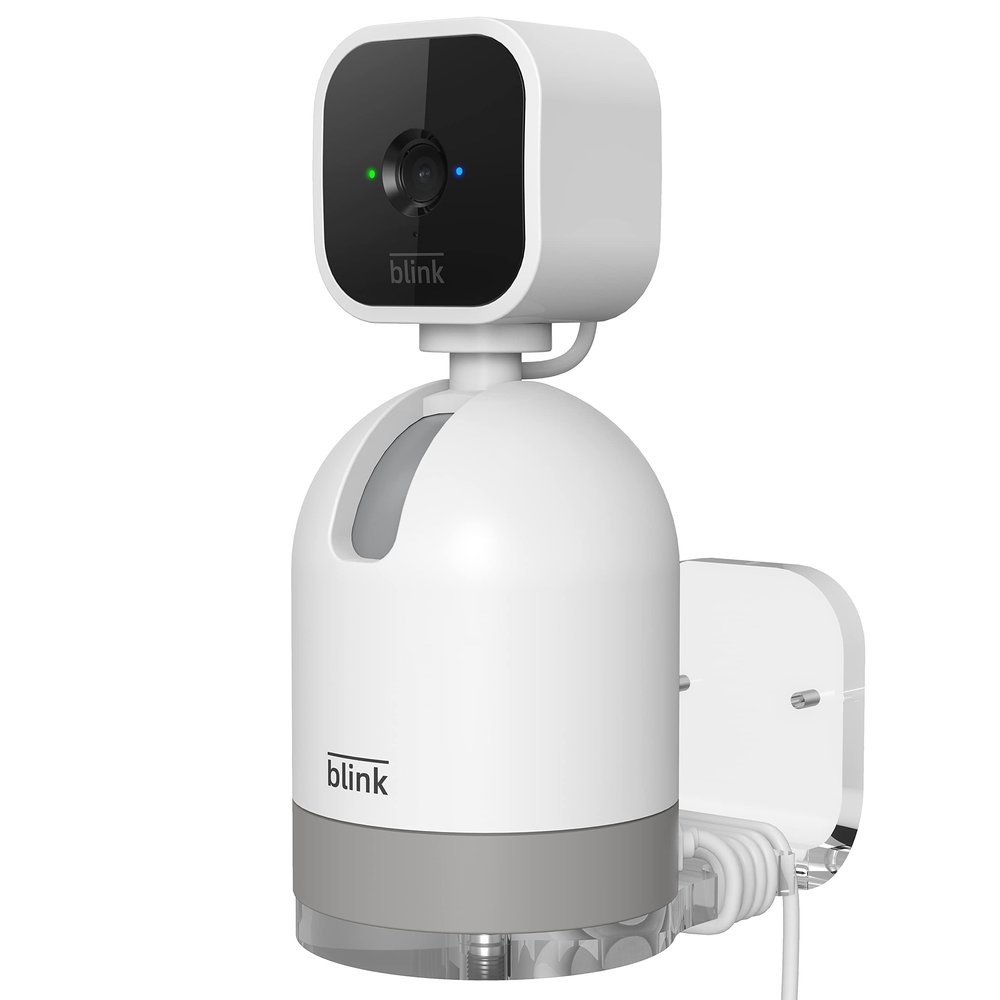 Aokicase For Blink Doorbell Indoor/Outdoor Holder, Blink Home Security Camera System Metal Wall Mount, Rotates 360 Degrees, Two Installation Modes, Camera on Walls or Ceilings (Transparent) 1 Piece
