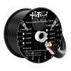 HiFind 12/2 Gauge Speaker Wire Cable 50 Ft-Tinned OFC Copper-UL CL3 Rated- Indoor/Outdoor-Pro Series 12 AWG-UV PVC Jacket&Cotton, Hi-Fi Sound for Car Audio,Home Theater Speakers,Stereos-Black view 1