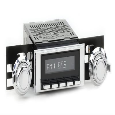 RetroRadio Compatible with 1968-79 Chevrolet Nova Features Include Bluetooth, USB, AM/FM HBC-M2-113-117-254-03P-73PC