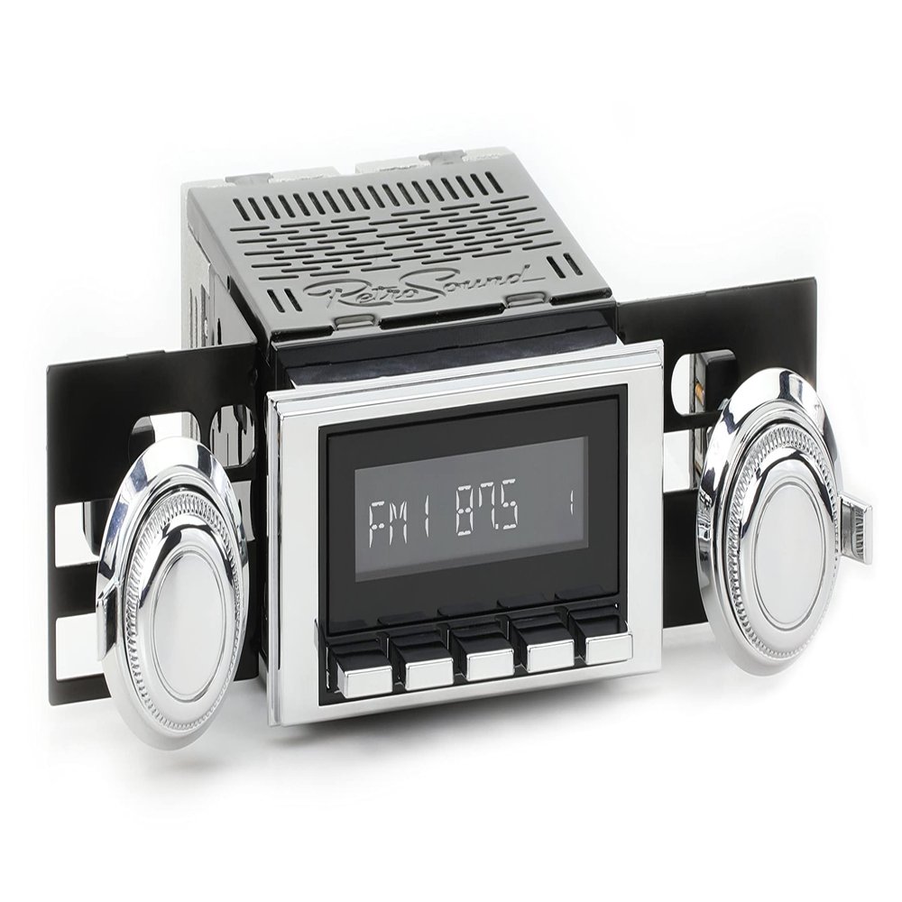 RetroRadio Compatible with 1968-79 Chevrolet Nova Features Include Bluetooth, USB, AM/FM HBC-M2-113-117-254-03P-73PC