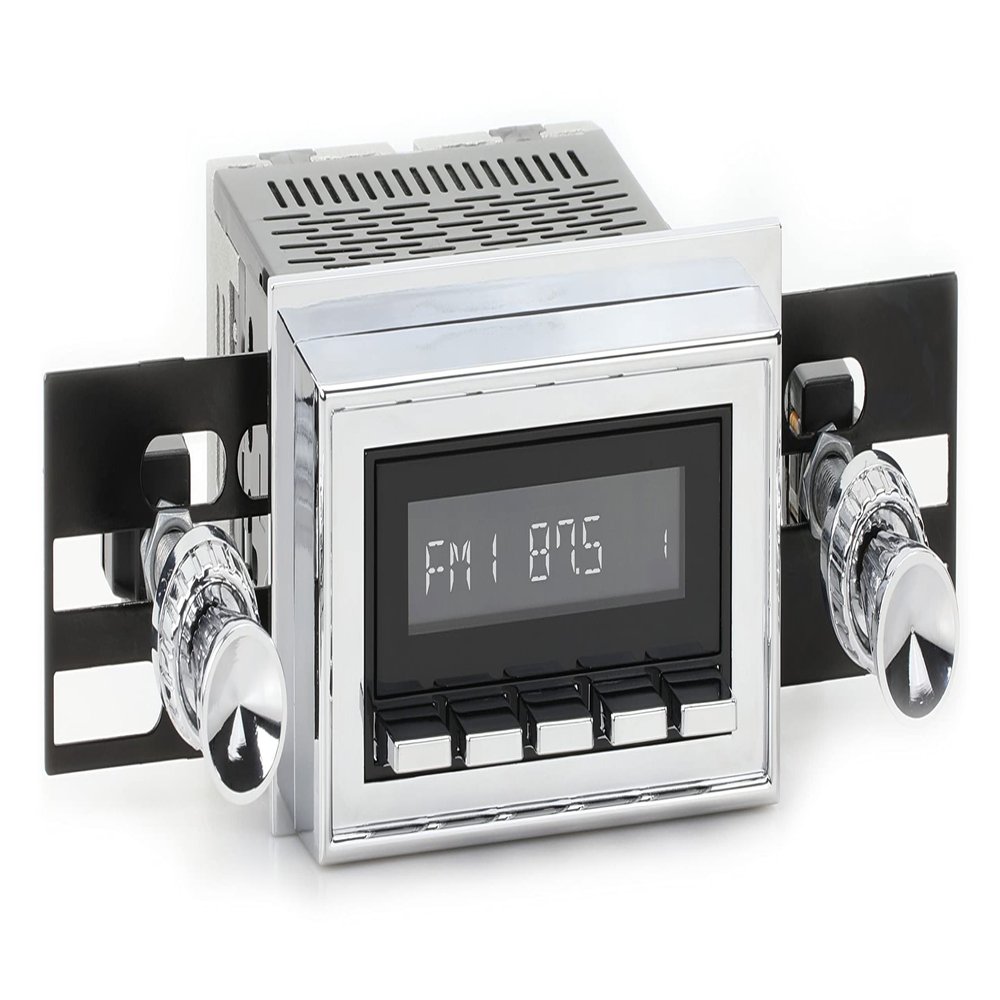 RetroRadio Compatible with 1958 Chevrolet Biscayne Features Include Bluetooth, HD, SiriusXM Ready, AM/FM LBC-M4-108-09-74C6