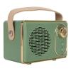 ASHATA Rechargeable Vintage Bluetooth Speaker, Retro Bluetooth 5.0 Speaker, Mini Bluetooth Speaker Memory Card AUX USB Rechargeable MP3 Player for Camping Party Gift (Green) view 1