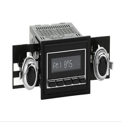 RetroRadio Compatible with 1968-71 Chevrolet Corvette Features Include Bluetooth, USB, AM/FM HCB-M2-218-53-73C1