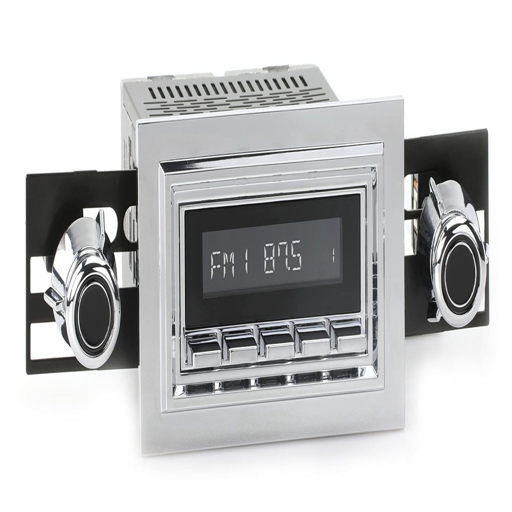 RetroRadio Compatible with 1972-76 Ford Ranchero Features Include Bluetooth, HD, SiriusXM Ready, AM/FM LC-M4-121-55-75F15