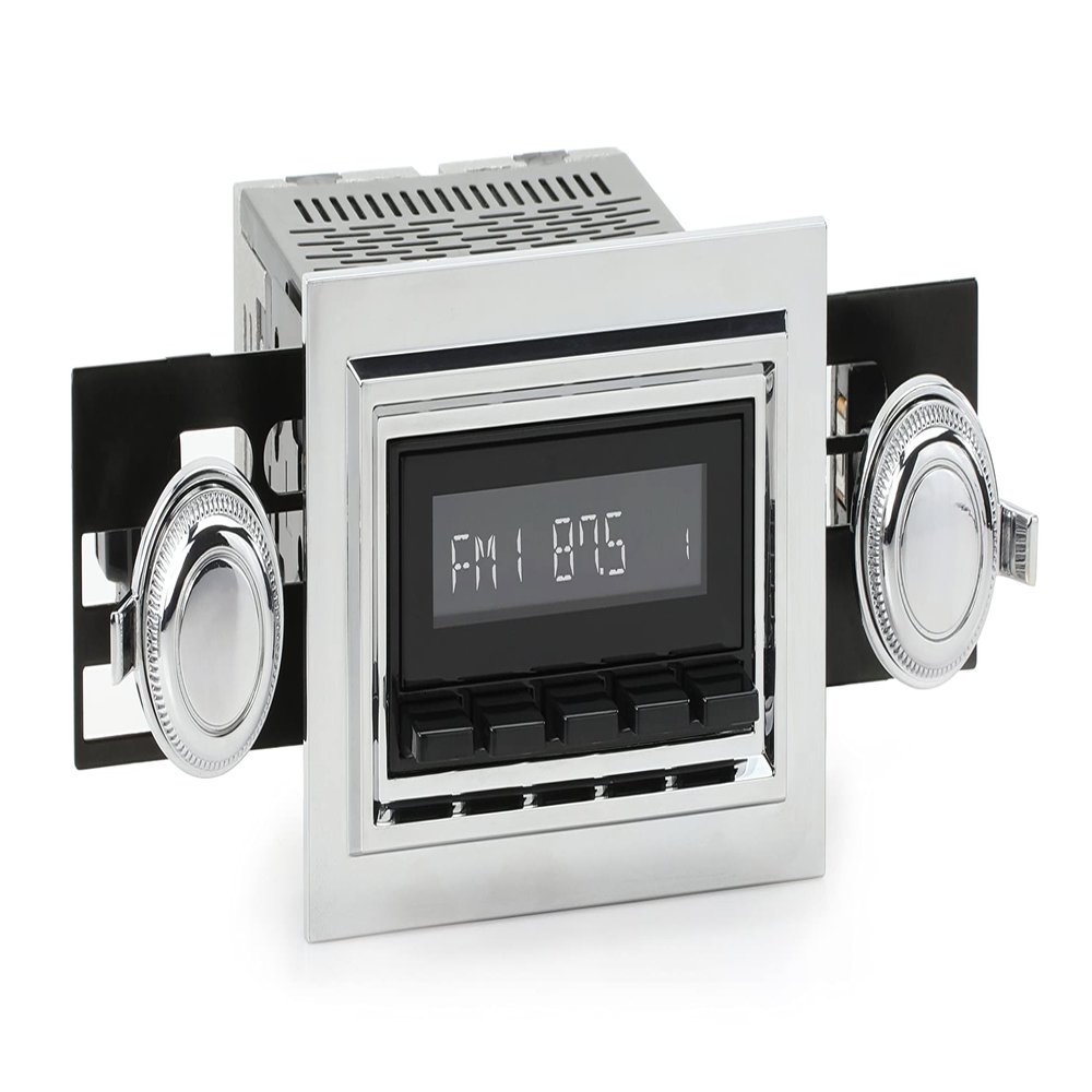 RetroRadio Compatible with 1967-68 Chevrolet Bel Air Features Include Bluetooth, USB, AM/FM HB-M2-121-117-03-73C