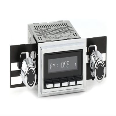 RetroRadio Compatible with 1969-73 Ford Mustang Features Include Bluetooth, USB, AM/FM HBC-M2-126-55P-75PF