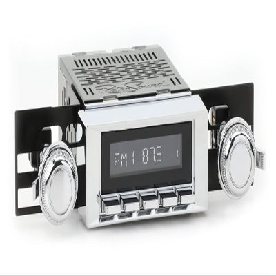 RetroRadio Compatible with 1968-70 Chevrolet El Camino Features Include Bluetooth, USB, AM/FM HC-M2-117-120-03P-73PC3