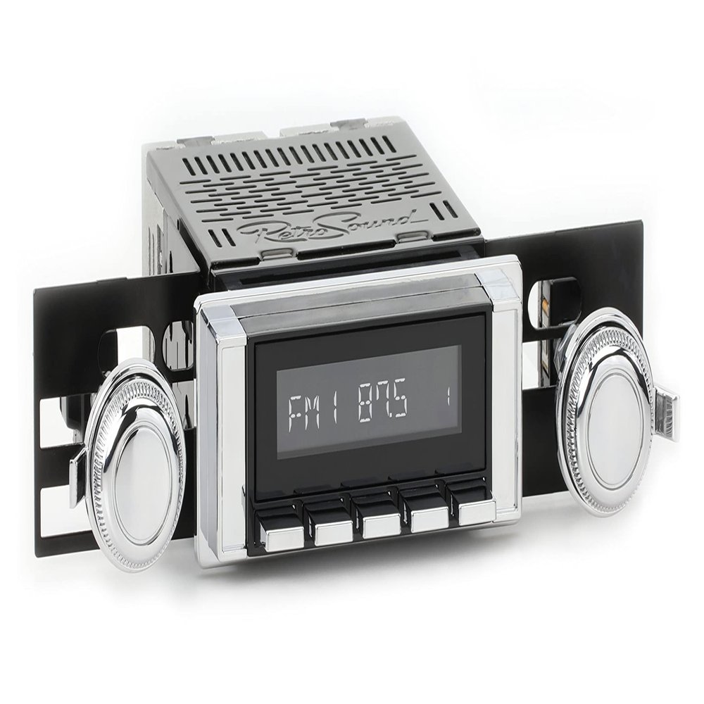 RetroRadio Compatible with 1964-65 Chevrolet El Camino Features Include Bluetooth, HD, SiriusXM Ready, AM/FM LBC-M4-111-03-73C2