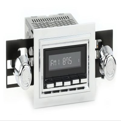 RetroRadio Compatible with 1968-79 Ford F-Series Truck with Deluxe 8-Track Factory Radio Features Include Bluetooth, USB, AM/FM HBC-M2-121-05P-75PF2