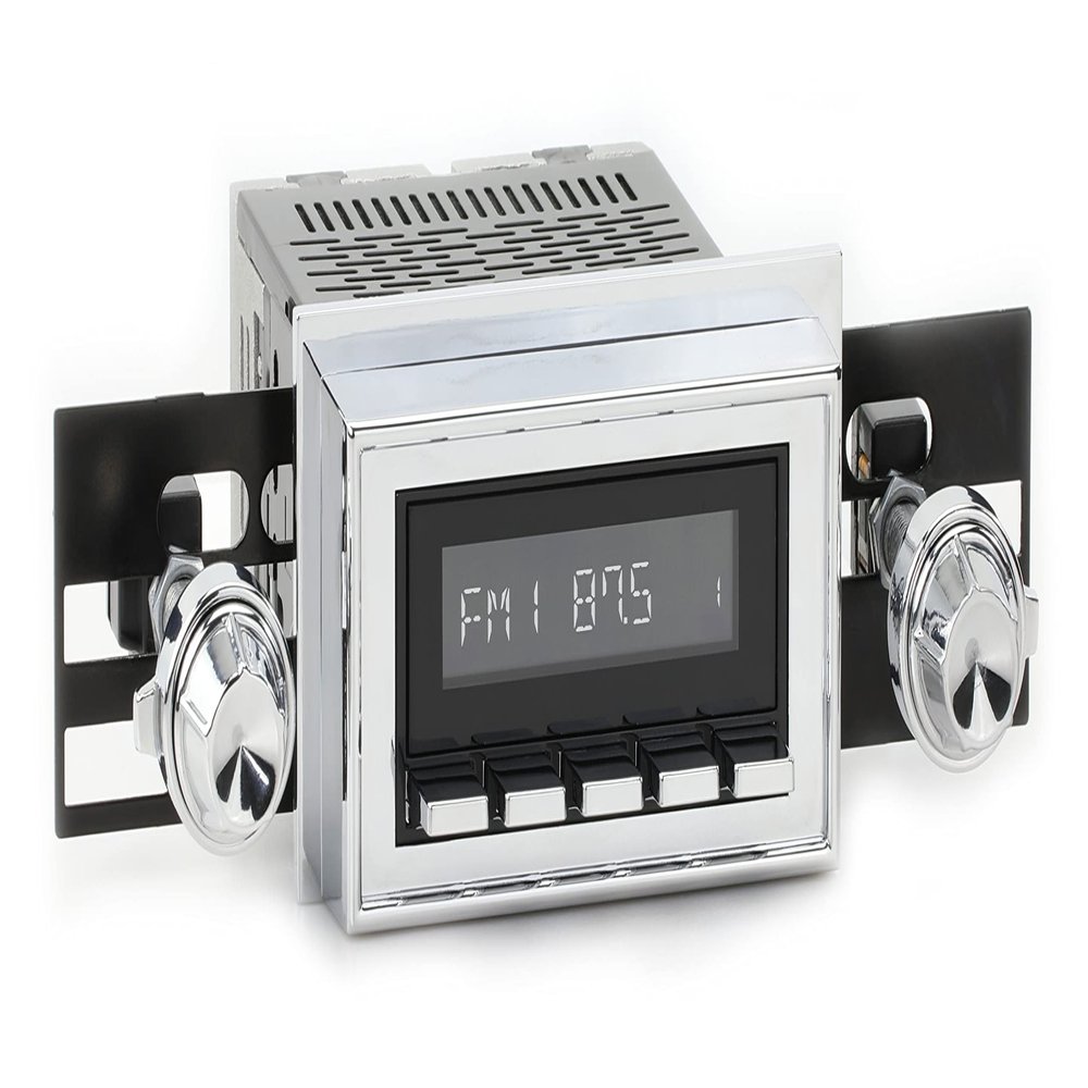 RetroRadio Compatible with 1958 Chevrolet Impala Features Include Bluetooth, HD, SiriusXM Ready, AM/FM LBC-M4-108-11-72C2