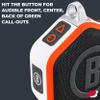 PlayBetter Bushnell Wingman Mini (Orange/White) Golf GPS Speaker Bundle view 4
