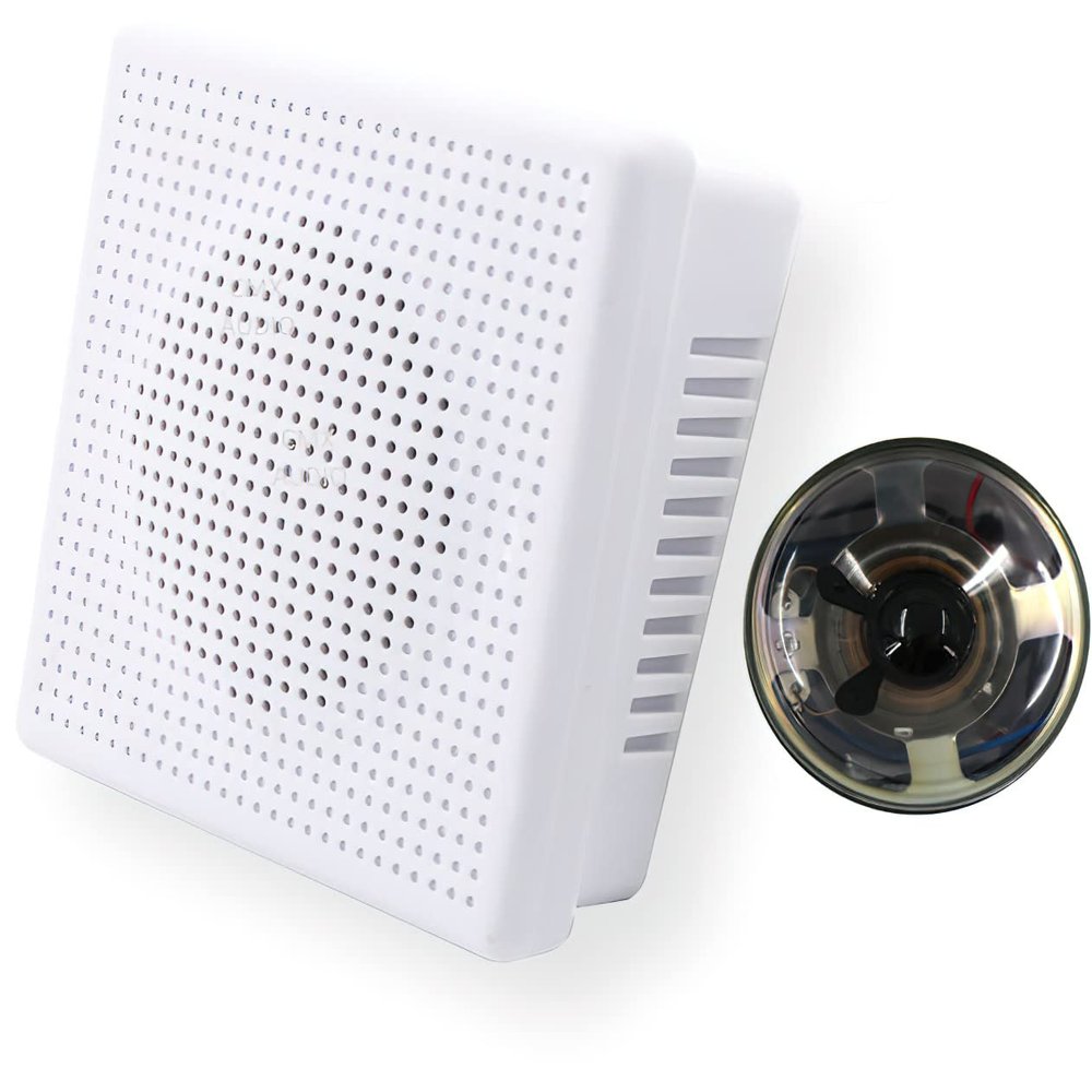 CMX Audio WSK-33T Waterproof 3" Wall Mount Speaker, White; 100V/70V Transformer; Rated Power Output 1.5W-3W at 100V; IP66; Line Input 100V or 70V; ABS Enclosure and ABS Grille